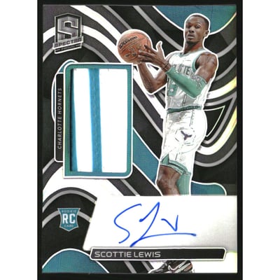 2021-22 Panini Spectra #198 Scottie Lewis JSY AU