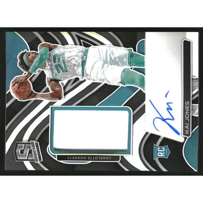 2021-22 Panini Spectra #219 Kai Jones JSY AU