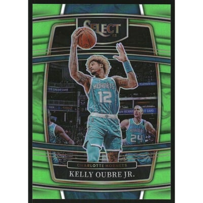 2021-22 Select Prizms Neon Green #30 Kelly Oubre Jr.