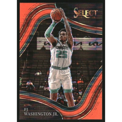 2021-22 Select Prizms Neon Orange Pulsar #261 PJ Washington Jr.