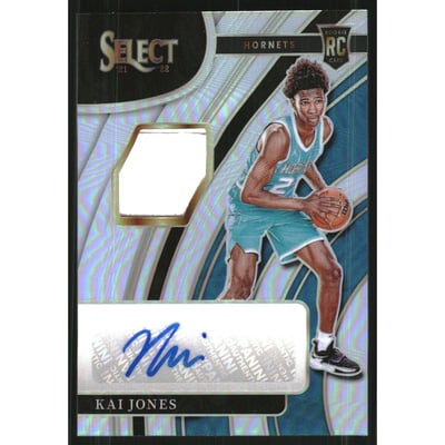 2021-22 Select Rookie Jersey Autographs #27 Kai Jones