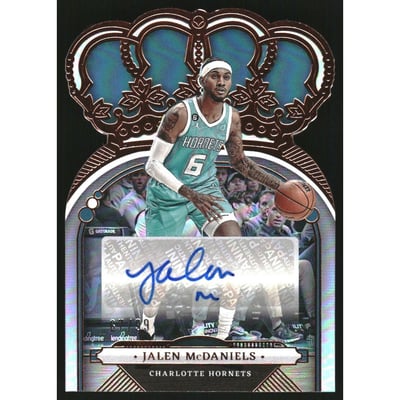 2022-23 Crown Royale Crown Autographs #1 Jalen McDaniels/99