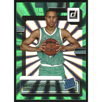 2022-23 Donruss Holo Green Laser #242 Bryce McGowens RR