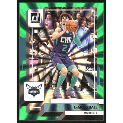 2022-23 Donruss Holo Green Laser #67 LaMelo Ball