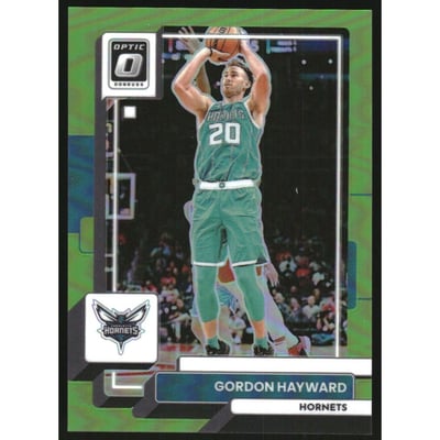 2022-23 Donruss Optic Lime Green #164 Gordon Hayward
