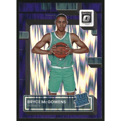 2022-23 Donruss Optic Purple Shock #239 Bryce McGowens RR