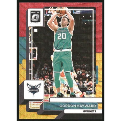 2022-23 Donruss Optic Red and Gold Wave #164 Gordon Hayward