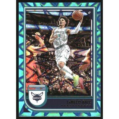 2022-23 Hoops Teal Explosion #90 LaMelo Ball