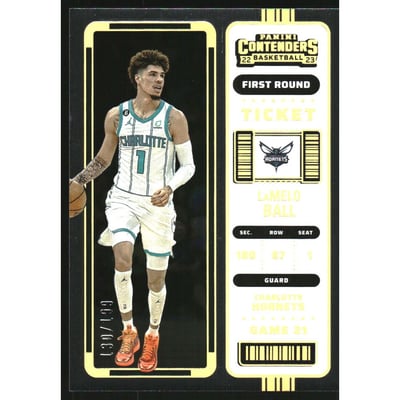2022-23 Panini Contenders First Round Ticket #72 LaMelo Ball
