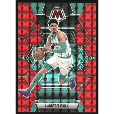 2022-23 Panini Mosaic Mosaic Red #151 LaMelo Ball