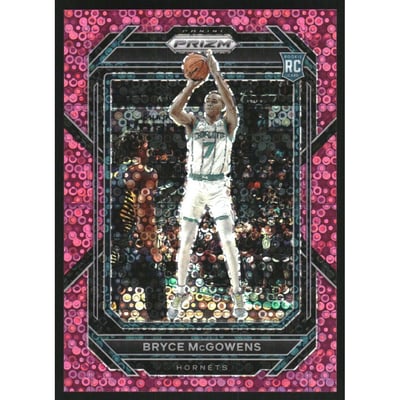 2022-23 Panini Prizm Prizms Fast Break Pink #222 Bryce McGowens