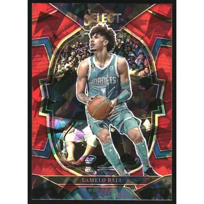 2022-23 Select Prizms Red Cracked Ice #41 LaMelo Ball