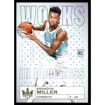 2023-24 Court Kings Works in Progress #3 Brandon Miller
