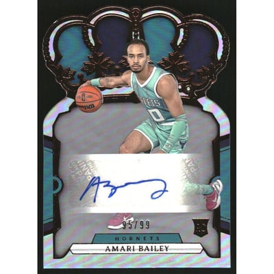 2023-24 Crown Royale Rookie Crown Autographs #18 Amari Bailey/99