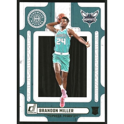 2023-24 Donruss Hardwood Masters Press Proof #7 Brandon Miller