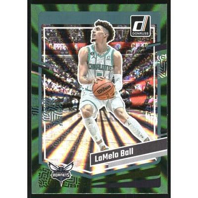 2023-24 Donruss Holo Green Laser #87 LaMelo Ball