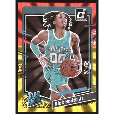 2023-24 Donruss Holo Red and Gold Laser #248 Nick Smith Jr.