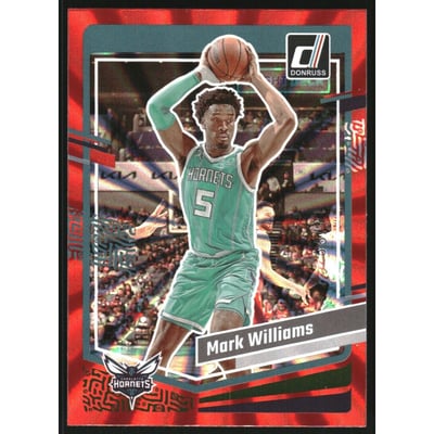 2023-24 Donruss Holo Red Laser #125 Mark Williams