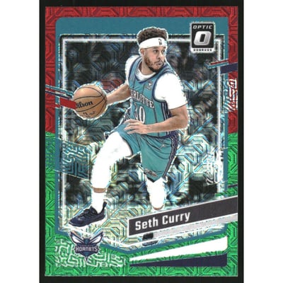 2023-24 Donruss Optic Choice Red and Green #193 Seth Curry
