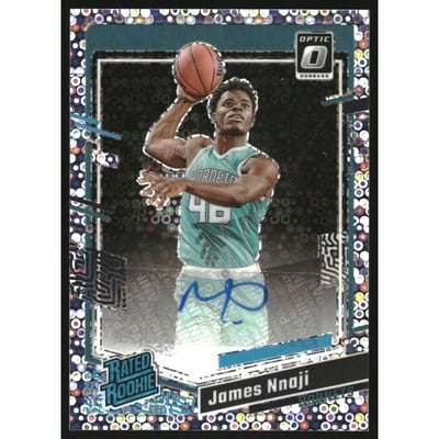 2023-24 Donruss Optic Fast Break #254 James Nnaji RR AU