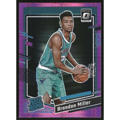 2023-24 Donruss Optic Hyper Pink #219 Brandon Miller RR