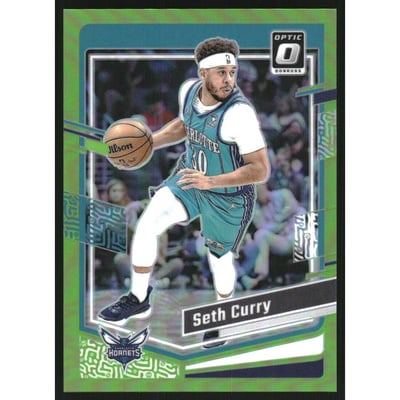 2023-24 Donruss Optic Lime Green #193 Seth Curry