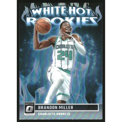 2023-24 Donruss Optic White Hot Rookies Holo #10 Brandon Miller