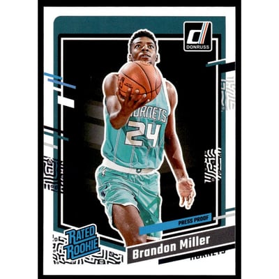 2023-24 Donruss Press Proof Silver #226 Brandon Miller
