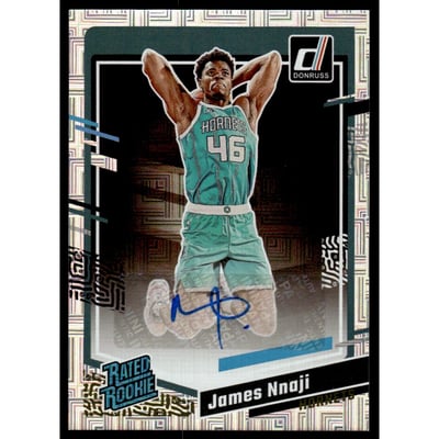 2023-24 Donruss Rated Rookies Signatures Choice #274 James Nnaji