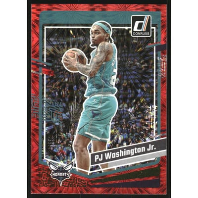 2023-24 Donruss Red Fireworks #56 PJ Washington Jr.