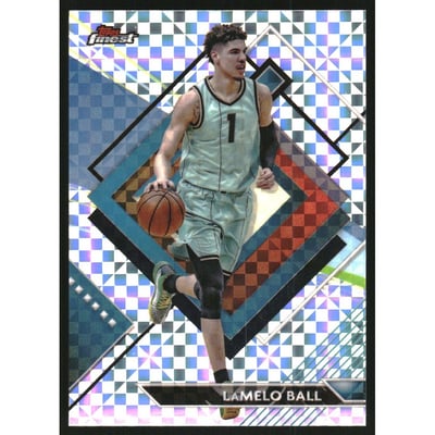 2023-24 Finest Checkerboard Refractors #208 LaMelo Ball R