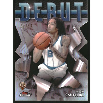 2023-24 Finest Debut Die-Cut Refractors #D18 Nick Smith Jr.