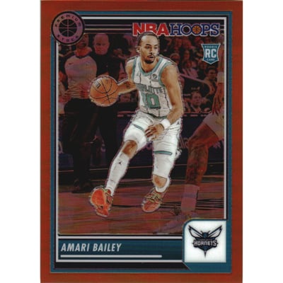 2023-24 Hoops Premium Stock Orange Prizm #236 Amari Bailey