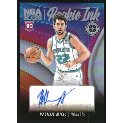 2023-24 Hoops Premium Stock Rookie Ink #4 Vasilije Micic