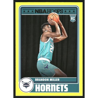 2023-24 Hoops Yellow #284 Brandon Miller