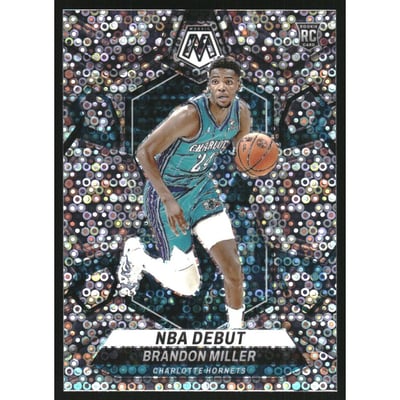 2023-24 Panini Mosaic Mosaic Fast Break Silver #252 Brandon Miller/NBA Debut