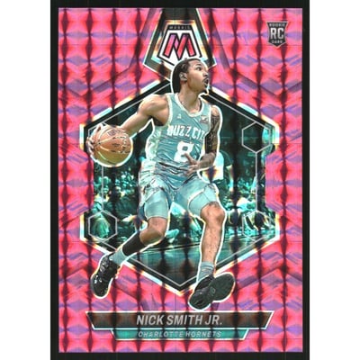 2023-24 Panini Mosaic Mosaic Pink #242 Nick Smith Jr.