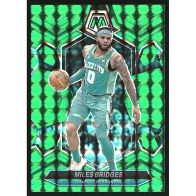 2023-24 Panini Mosaic Mosaic Teal #108 Miles Bridges