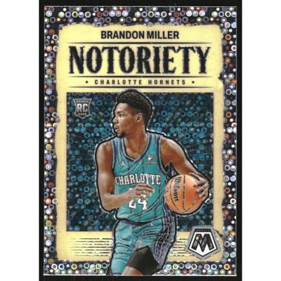 2023-24 Panini Mosaic Notoriety Mosaic Fast Break #10 Brandon Miller