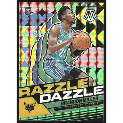 2023-24 Panini Mosaic Razzle Dazzle #11 Brandon Miller RC Rookie
