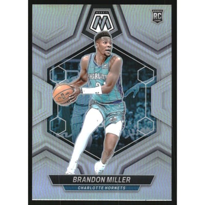 2023-24 Panini Mosaic Silver #202 Brandon Miller