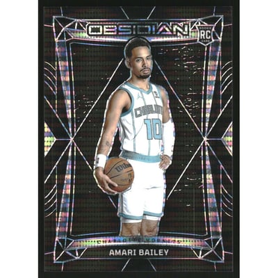 2023-24 Panini Obsidian Electric Etch International #87 Amari Bailey