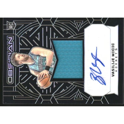 2023-24 Panini Obsidian #209 Vasilije Micic JSY AU RC