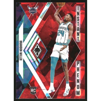 2023-24 Panini Phoenix Instant Phenom Phoenix Red Ice #24 Brandon Miller