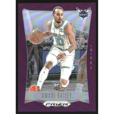 2023-24 Panini Prizm Deca Prizms Purple #296 Amari Bailey