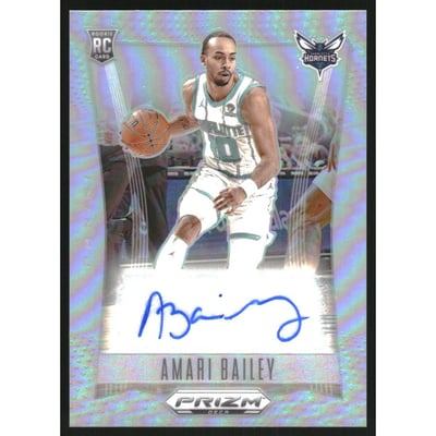 2023-24 Panini Prizm Deca Signatures Prizms Silver #46 Amari Bailey
