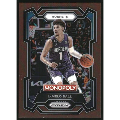2023-24 Panini Prizm Monopoly Brown #13 LaMelo Ball
