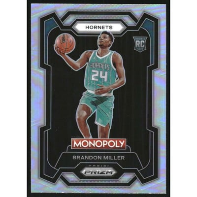 2023-24 Panini Prizm Monopoly Silver #15 Brandon Miller