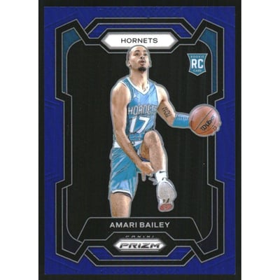 2023-24 Panini Prizm Prizms Blue #162 Amari Bailey