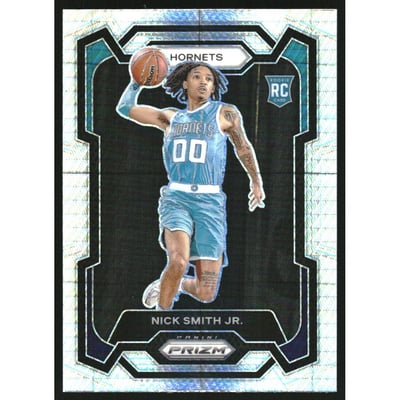 2023-24 Panini Prizm Prizms Hyper #135 Nick Smith Jr.